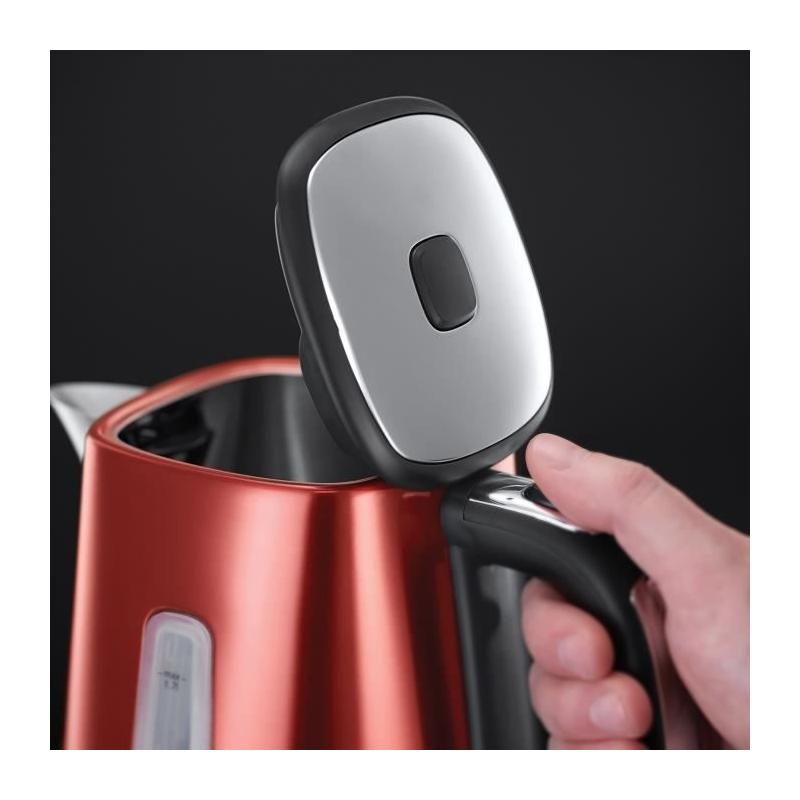 Bouilloire Electrique 1.7L Luna - RUSSELL HOBBS - Rouge vibrante