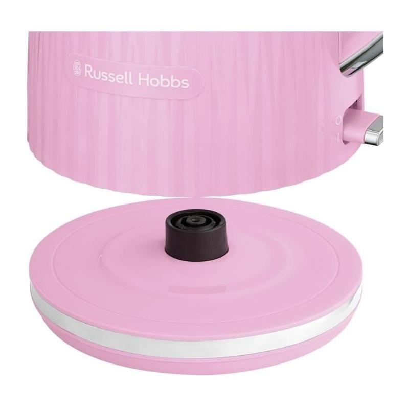 Bouilloire électrique RUSSELL HOBBS EDEN 2400 W - 1,7 L - Framboise