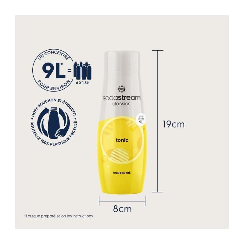 Concentrés SODASTREAM - Lot de 6 Tonic pour 54L - 440ml