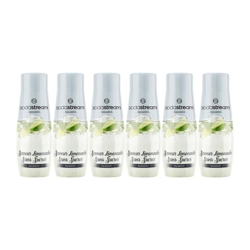 Concentrés SODASTREAM - Lot de 6 saveurs Limonade sans sucres - 440 ml