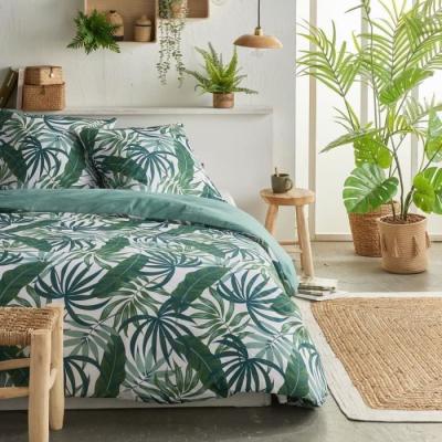 Parure de lit TODAY Crazy - Imprimé Jungle - Vert - 220x240cm