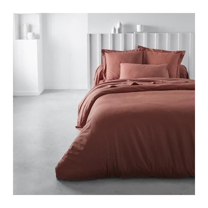 Housse de couette TODAY Essential Terracotta 240x260 cm - 100% Coton bio