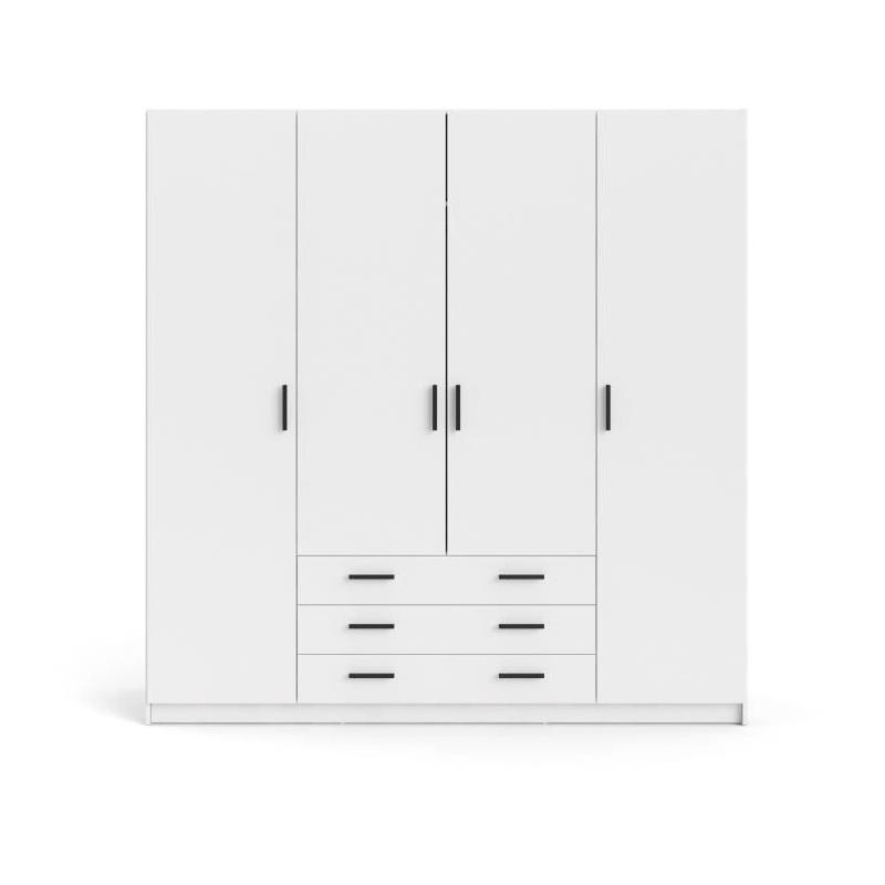 Armoire VEGA - Spacieuse et élégante pour chambre - Livraison rapide