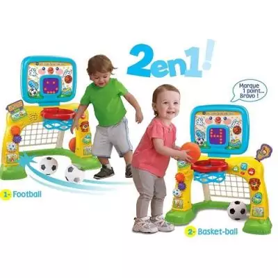 Jeu Bébé Multisport Interactif VTECH - Basket/Foot - 12 à 36 mois