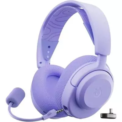 Casque gaming sans fil - STEELSERIES - Arctis Nova 3PW - Autonomie 40h - Connexion 2,4 GHz - Bluetooth