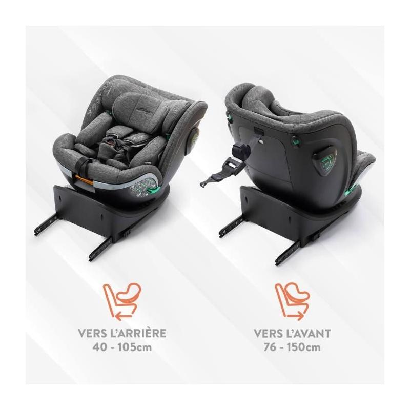 Siège auto pivotant 360° - BABYAUTO XPERTA BLACK LINE - I-Size - ISOFIX - 0-36 kg