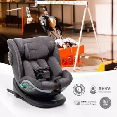 Siège auto pivotant 360° - BABYAUTO XPERTA BLACK LINE - I-Size - ISOFIX - 0-36 kg