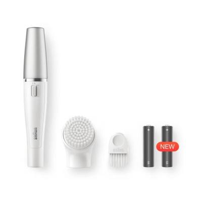 Épilateur électrique et brosse nettoyante visage Braun FaceSpa 810 - Pour une peau douce et impeccable