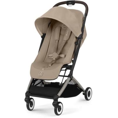 Poussette ultra compacte et confortable CYBEX - ORFEO - Beige Amande