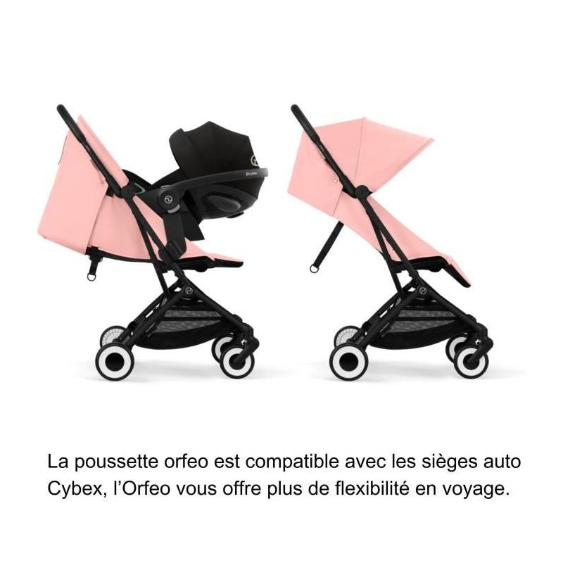 Poussette ultra compacte et confortable - CYBEX ORFEO - Candy Pink