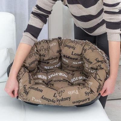 Corbeille FERPLAST SOFA 6 avec coussin motif 2 - Confort et style en un!