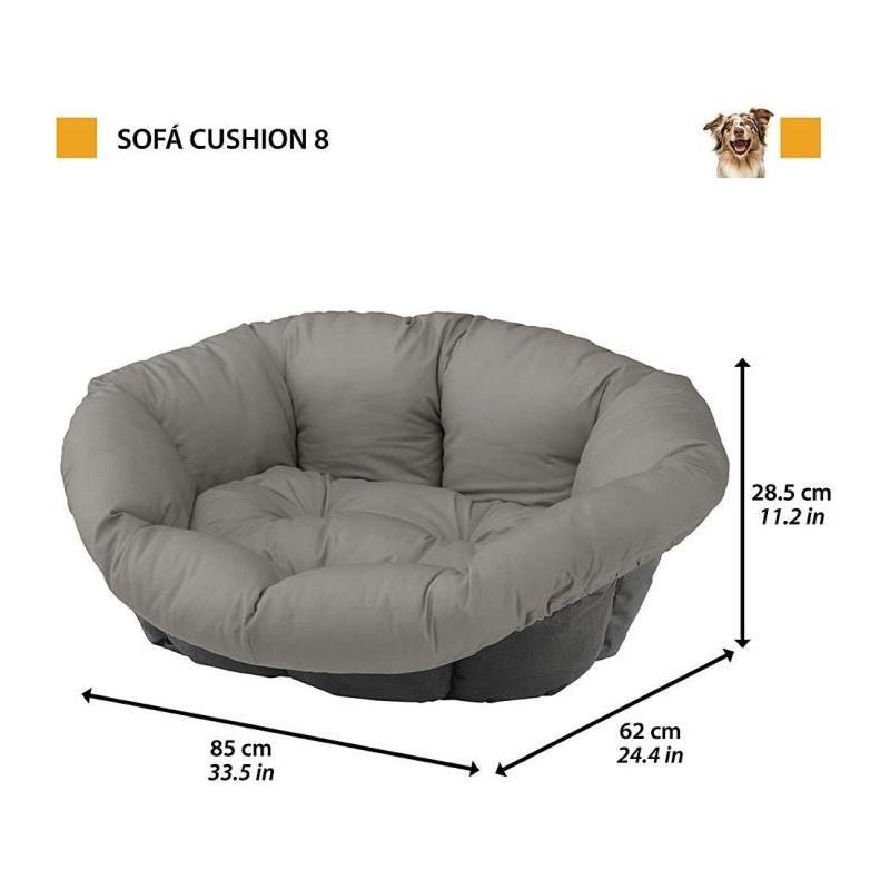 Coussin Ferplast Sofa Zebré L - Confort Zebré pour votre Animal