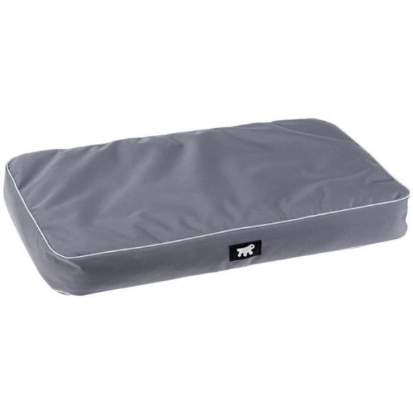 Coussin pour chien - 80x50x8 cm hydrofuge, anti rayures, résistant a l'usure - FERPLAST - POLO - Gris - Anti-griffures