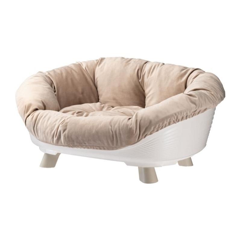 Corbeille FERPLAST Sofa Throne 6 Blanc avec coussin - Confort royal