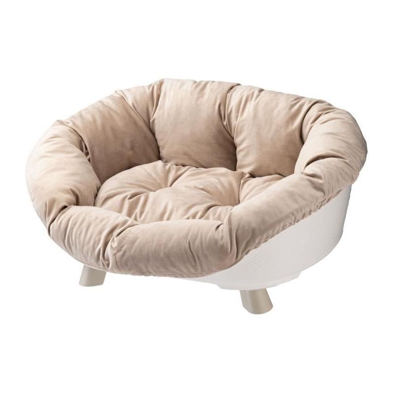 Corbeille FERPLAST Sofa Throne 6 Blanc avec coussin - Confort royal