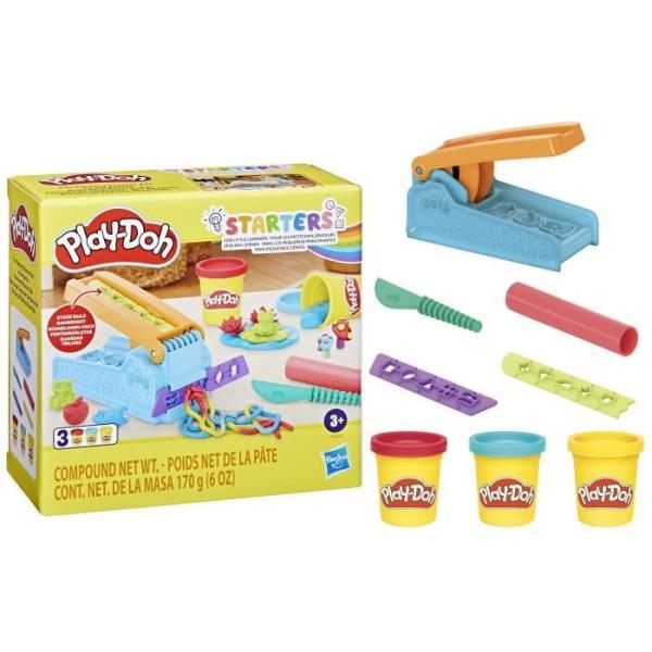 Play-Doh Coffret Starters Le Serpentin, Pâte a Modeler 3 pots et 10 formes amusantes, Activité créative pour enfants des 3 an