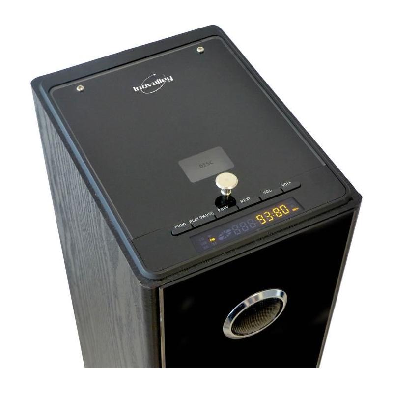 Tour de son Bluetooth Lecteur CD INOVALLEY HP33-CD - Noir - Chaine HI-FI
