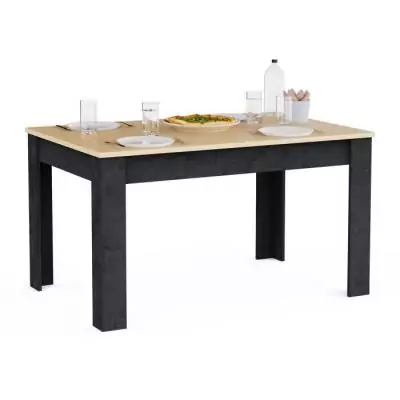 Table a manger KENT en Chene de fil / Sidewalk - 140 x 90 cm Table a manger KENT en Chene de fil / Sidewalk - 140 x 90 cm