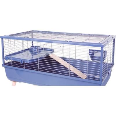 Cage pour cochon d'Inde surélevée Zolux 99x54x79cm - Bleu