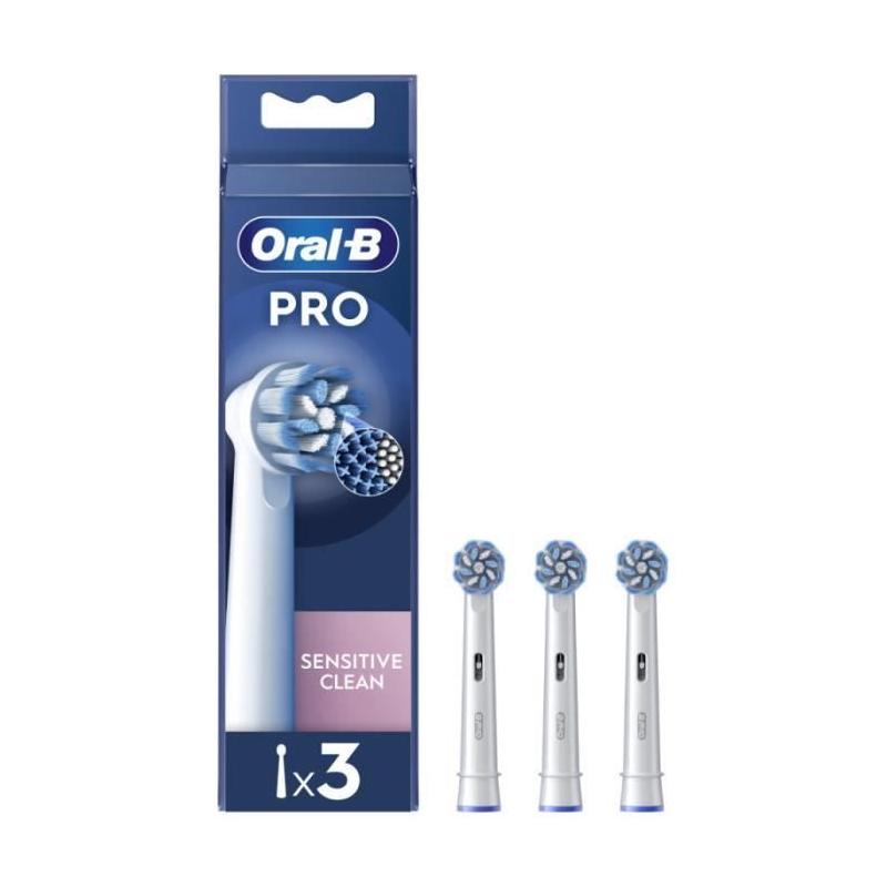 Brossettes Oral-B Pro Sensitive Clean, Lot De 3 - Format Pratique