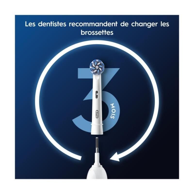 Brossettes Oral-B Pro Sensitive Clean, Lot De 3 - Format Pratique