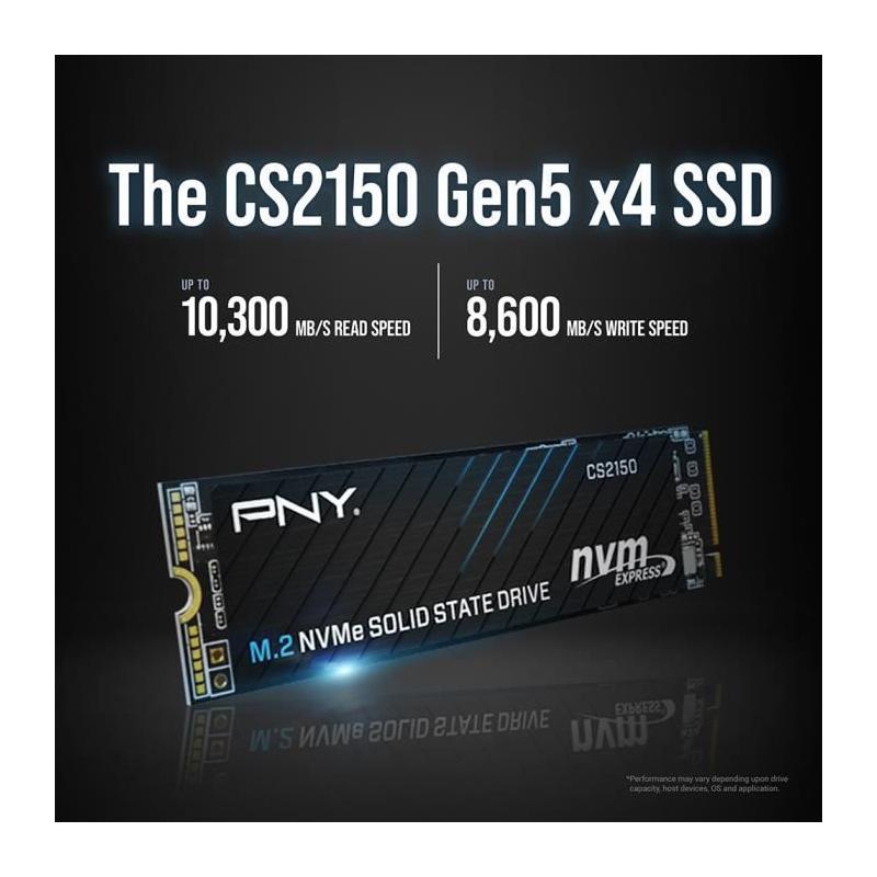 PNY - CS2150 1TB SSD interne M.2 - Compact et performant
