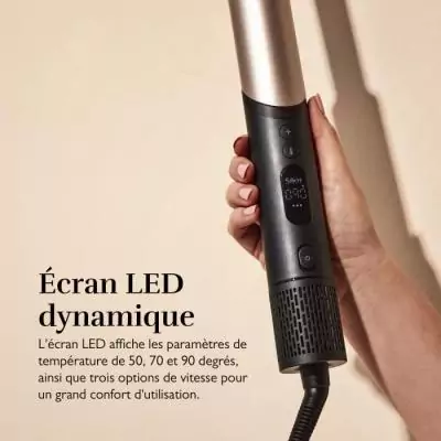 Sèche-cheveux Silk'n Silky Air Flex Noir-Or - 110000 tours/min - 5 accessoires