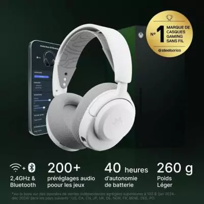 Casque Gaming Sans Fil SteelSeries Arctis Nova 3XW - Autonomie 40h