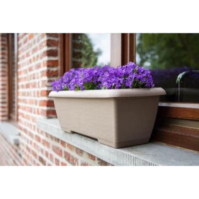 Jardinière GARDEN ID Teramo Taupe 60 cm - Solide & Eco-friendly