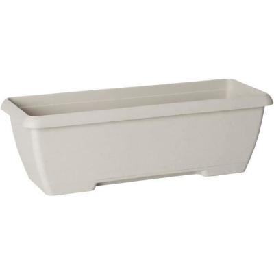 Jardinière design Teramo Blanc 60 cm - Résistant et éco-friendly
