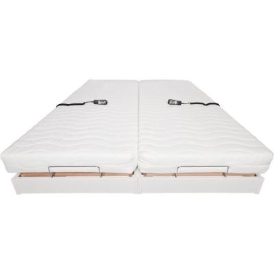 Ensemble relaxation matelas + sommiers électriques 2x90x200 - Made in France