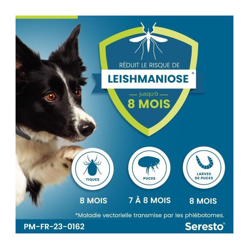 Collier Antiparasitaire SERESTO pour Chiens +8kg