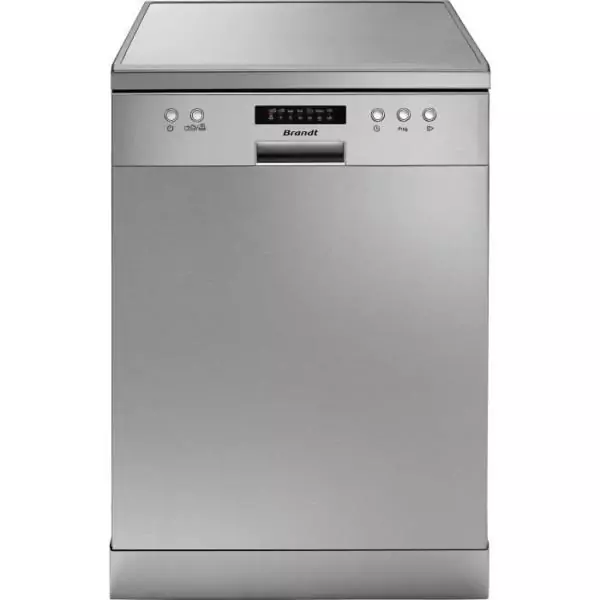 Lave-vaisselle pose libre BRANDT LVC337S - 13 couverts - L60cm - 47dB - Silver