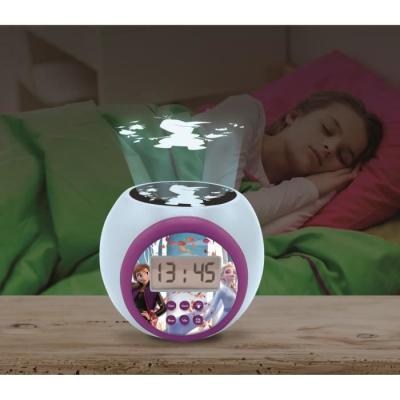 Réveil projecteur La Reine des Neiges - Idéal pour les enfants!