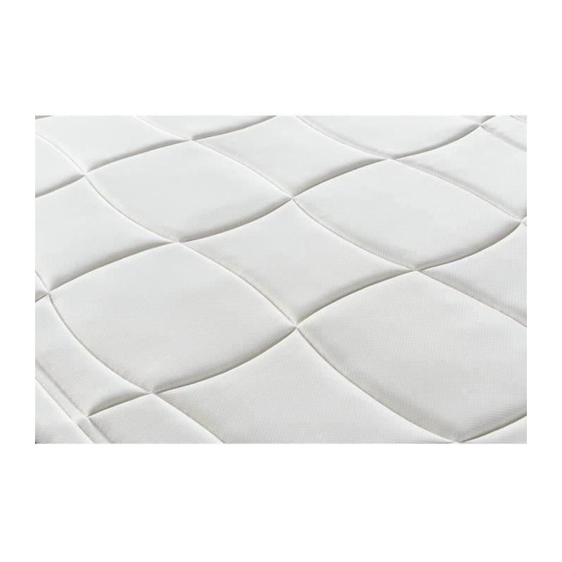 Ensemble matelas + sommiers 180x200 - Mousse mémoire - Ferme - 5 zones