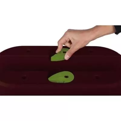 Jardinière Cavaliere Osaka 19,5 L - EDA - Rouge bourgogne - pour Balcons et Rambardes Jardinière Cavaliere Osaka 19,5 L - EDA - Rouge bourgogne - pour Balcons et Rambardes