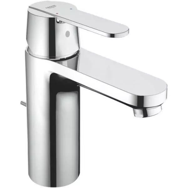 GROHE Robinet de salle de bains lavabo Get, tirette de vidage, bonde incluse, robinet mousseur économie d'eau, taille M, 234540