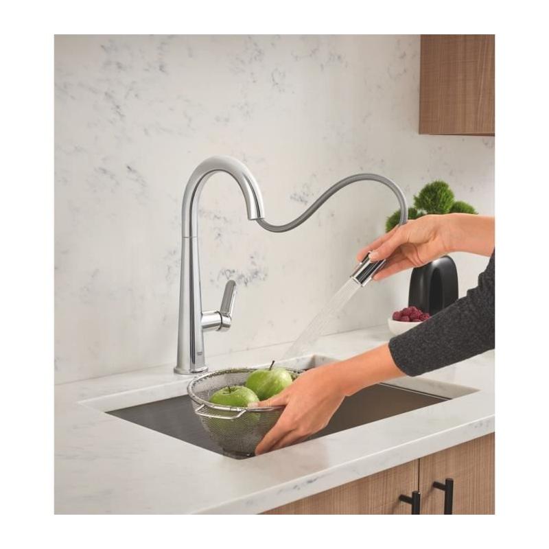 Mitigeur évier cuisine GROHE - Design moderne, dimensions compactes