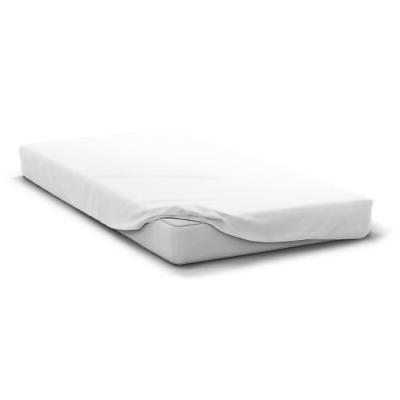 Drap housse en microfibre blanc - 140 x 190 cm - HOME LINGE PASSION