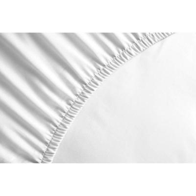 Drap housse en microfibre blanc - 140 x 190 cm - HOME LINGE PASSION