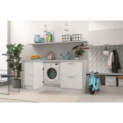 Lave-linge séchant encastrable Indesit - 8 à 6kg - Blanc