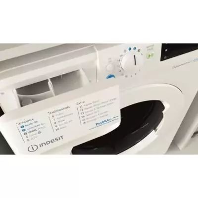 Lave-linge séchant Indesit BDE76435WVFR - 7 / 6 kg - Blanc