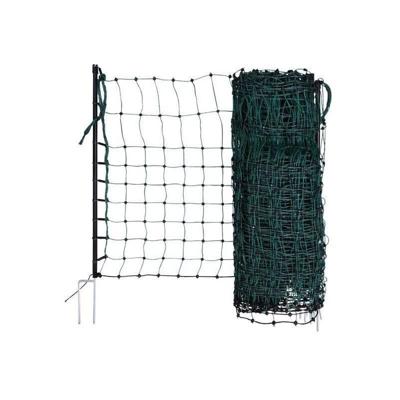 Filet électrifiable pour petits animaux - 50 m - Double pointe