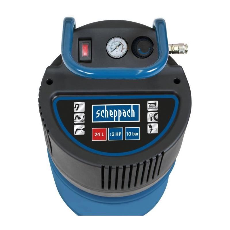 Compresseur d'air vertical Scheppach HC24V - Compact et puissant!