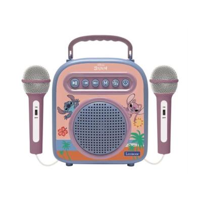 Enceinte Bluetooth avec micros Stitch - Dimensions compactes pour les enfants