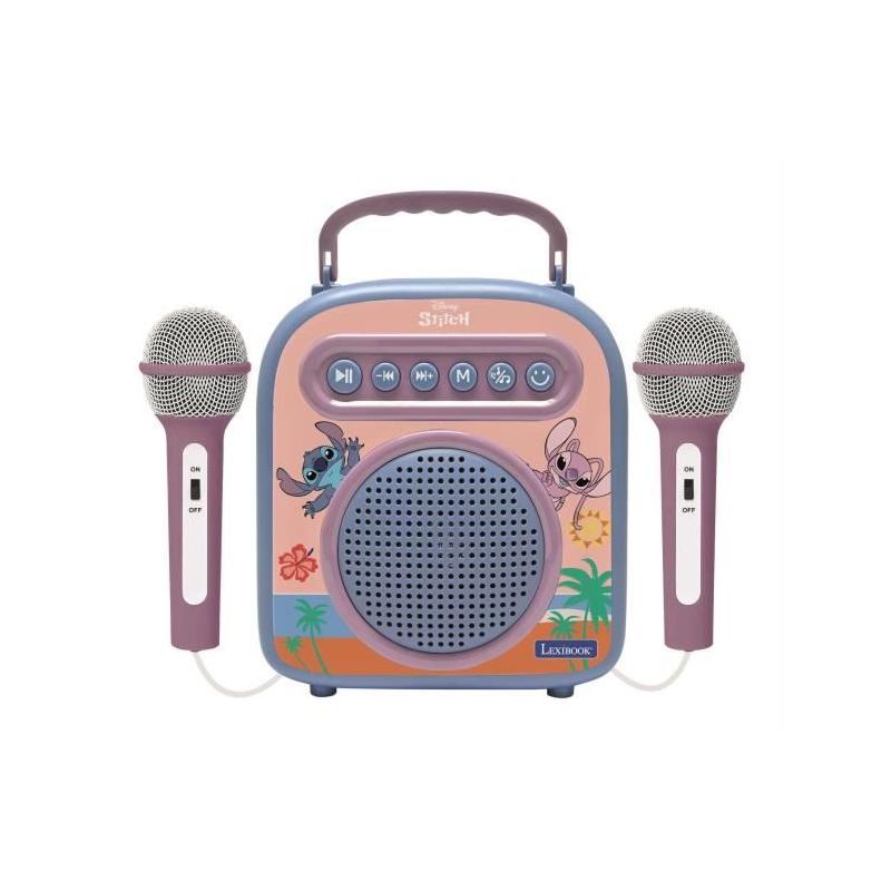 Enceinte Bluetooth avec micros Stitch - Dimensions compactes pour les enfants