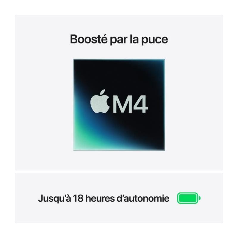 MacBook Air M4 (2025) 13,6" - RAM 24Go - Stockage 512Go - CPU/GPU 10 cœurs - Lumiere Stellaire