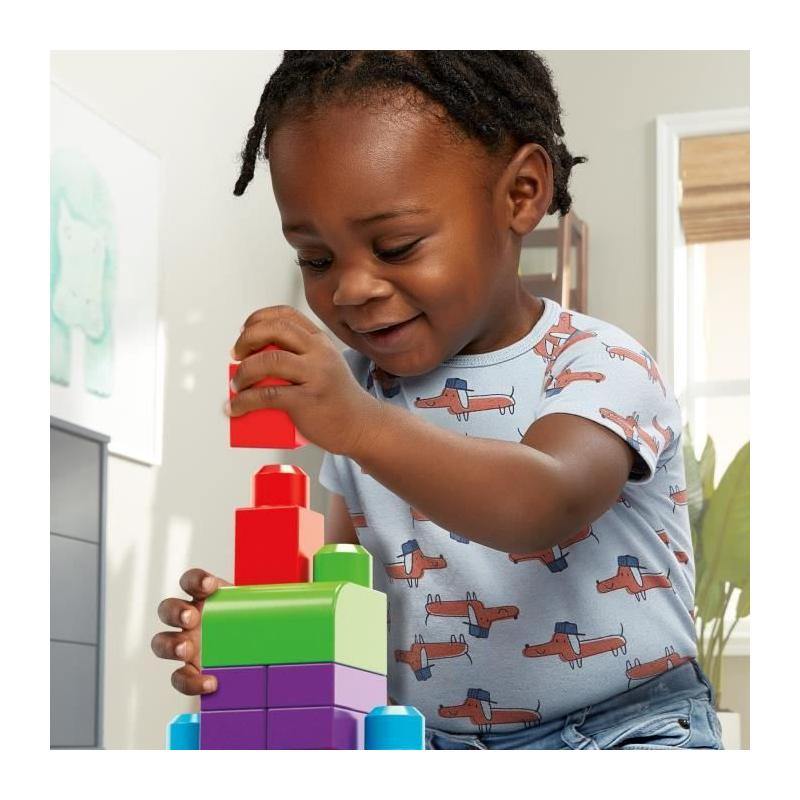 Mega Bloks Sac Medium Classique 60 briques - Jeu de construction compact