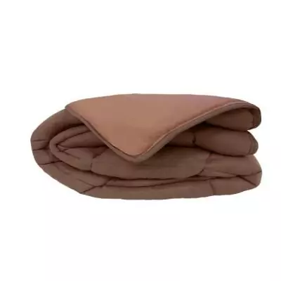 Couette chaude Microfibre 400g/m² Choco & Moka 200x200cm Couette chaude Microfibre 400g/m² Choco & Moka 200x200cm
