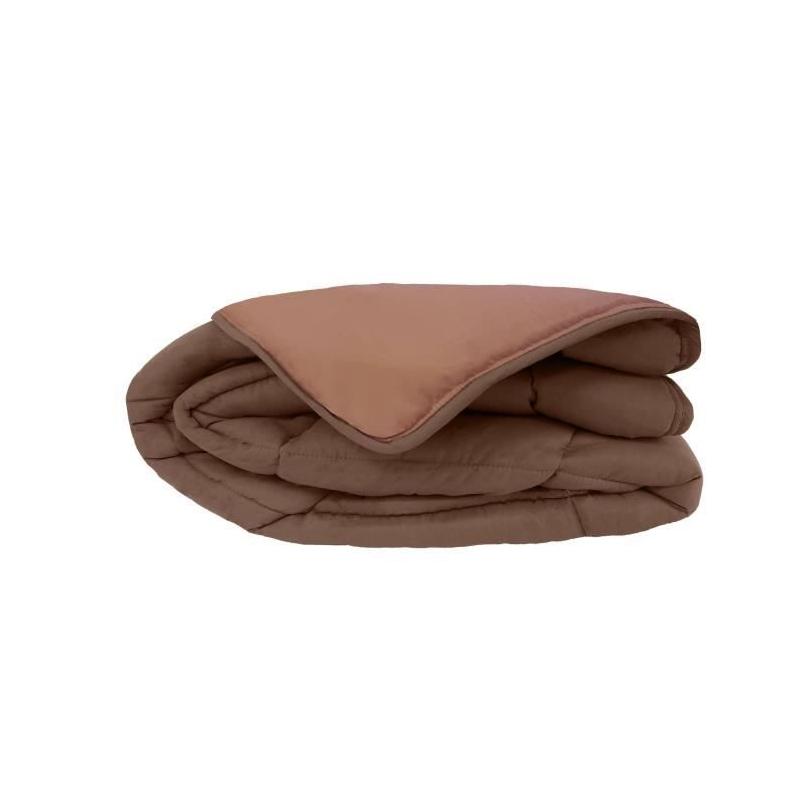Couette chaude Microfibre 400g/m² Choco & Moka 200x200cm